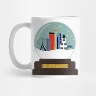 Seattle Snow globe Mug